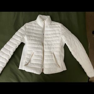 FASHION NOVA WHITE PUFFER JACKET